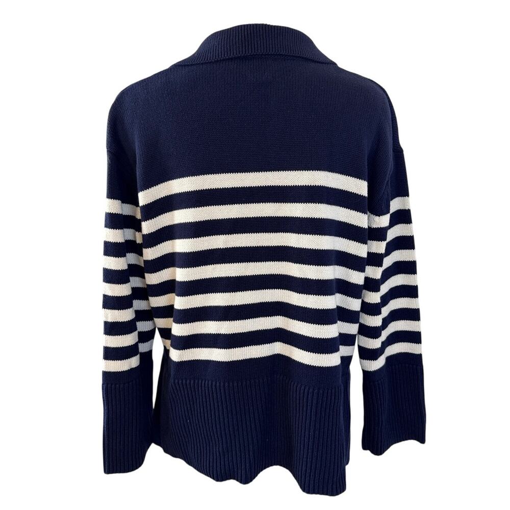 GAP Cotton Sailor Stripe Polo Sweater Size Small NEW NWT - Picture 4 of 8